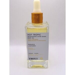 Truly Beauty Hot Tropic Brightening After Shave Body Oil Pineapple 3oz NEW